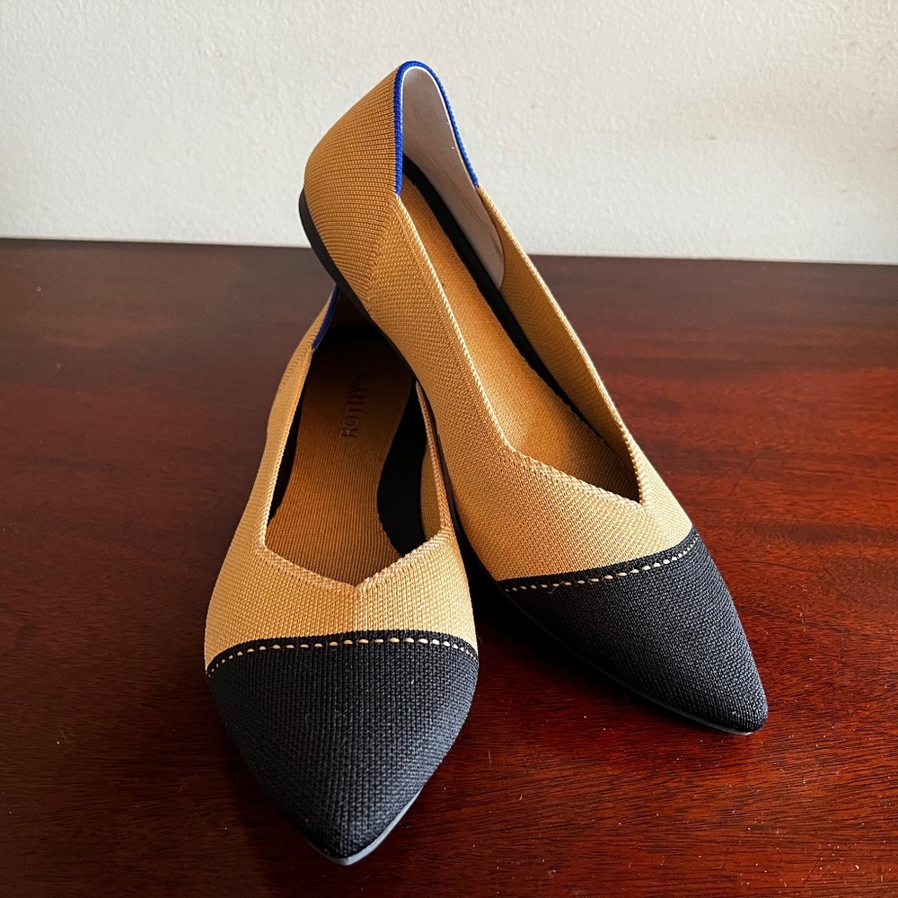 Rothy's Camel Captoe, The Point II, Sz 11.5